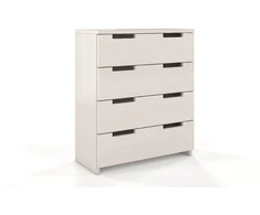 Skandica Medinė komoda Spectrum 4 - pušies mediena - natūrali - 5903812101338 - balta