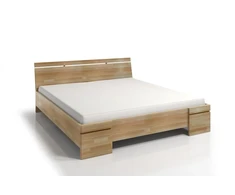 Skandica Medinė lova Sparta Maxi - Bukas 120x200 - natūrali - 5902273653684
