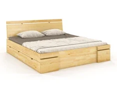 Skandica Medinė lova Sparta Maxi &amp; DR - pušies mediena 120x200 - natūrali - 5902273652816
