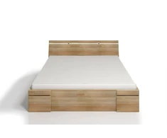 Skandica Medinė lova Sparta Maxi &amp; DR - Bukas 140x200 - natūrali - 5902273653868