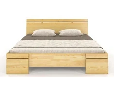 Skandica Medinė lova Sparta Maxi &amp; Long - pušies mediena - 180x220 - natūrali - 5902273652786