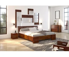 Skandica Medinė lova Sparta Maxi &amp; Long - pušies mediena - 120x220 - natūrali - 5902273652755