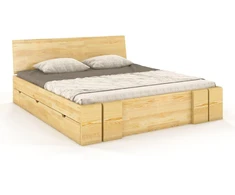 Skandica Medinė lova Vestre Maxi &amp; DR - pušies mediena - 180x200 - natūrali - 5902273652496
