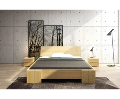 Skandica Medinė lova Vestre Maxi &amp; ST - pušies mediena - 180x200 - natūrali - 5902273652373