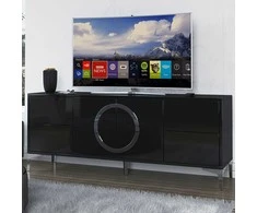 TV staliukas Skandica TV spintelė, EVA, 150x59 cm, juoda
