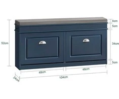Batai Lentyna, SoBuy FSR64-B, 24x52x104 cm