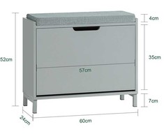 Batai lentyna, SoBuy FSR151-K-HG, 60x24x52 cm