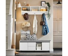 Batai, SoBuy FSR176-W, 110x35x42 cm