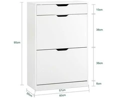 Batai Spinta, SoBuy FSR180-W, 30x90x60 cm