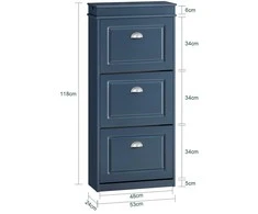 Batai Spinta, SoBuy FSR94-B, 53x24x118 cm