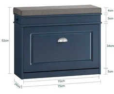 Batai, SoBuy FSR82-L-B, 75x24x52 cm