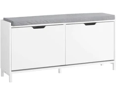 Sobuy Batų spintelė ir suoliukas, 105x24x52 cm, balta, su laikymo vieta