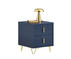 Sobuy Naktinis staliukas, 40x40x47 cm, mėlynas, MDF
