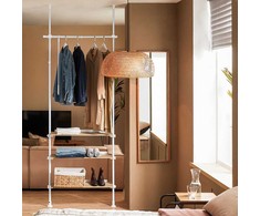 Spintelio sistema, SoBuy KLS14-WN, 97x24x262 cm