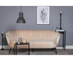 Sofa, Calais 3 vietų, 180x78 cm, kreminė