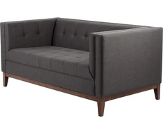 Sofa Customform Pufas, Willy, 72x72 cm, Platinos spalva
