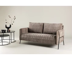 Sofa, Indigo 2 vietų, 77x165x85 cm, ruda spalva