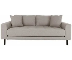 House Sofa, Lido 2,5 vietų, Akmuo, Juodi mediniai kojūkai