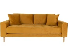 House Sofa, Lido 2,5 vietų, Garstyčių geltona