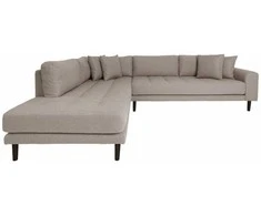 House Sofa, Lido kampinė, Akmuo, Juodos medinės kojos