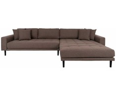 House Sofa, Lido Lounge, Ruda spalva, juodos kojos