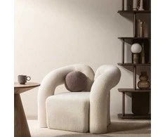 Sofa Novanook Fotelis, SELLEL, 95x78x76 cm, Šviesiai smėlinės spalvos