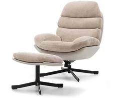 Sofa Novanook Fotelis su pakoja, UNO, 102x77,5x90 cm, Smėlio spalvos