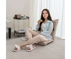 Sofa Promotions Sulankstoma grindų kėdė, 100x45.7x7.6 cm, Kavos spalvos