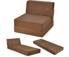 Sofa Promotions Sulankstomas kėdė, 73.7x81.3x66 cm, ruda