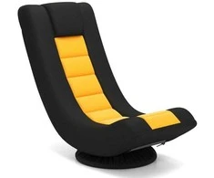 Sofa Promotions Žaidimų kėdė, 65x47x80 cm, Juoda ir Geltona