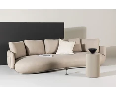 Sofa, Stellar, 113x275x58 cm, kreminė