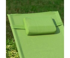 Sobuy 2 x supamasis krėslas, Poilsio krėslas, Lauko baldai, 2-vietis, žalias, OGS28-GRx2