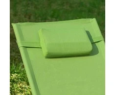 Sobuy 2 x supamasis krėslas, Poilsio krėslas, Lauko baldai, 2-vietis, žalias, OGS28-GRx2