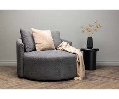 Sofa Venture Design Fotelis, Kelso, 118x118 cm, Pilka