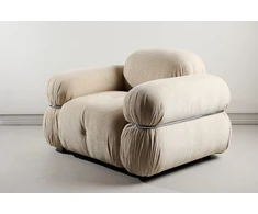 Sofa Venture Design Fotelis Mika Smėlio spalvos Metalas