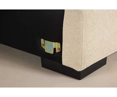 Sofa Venture Design Fotelis Salerno 70x67 cm Smėlio spalvos audinys