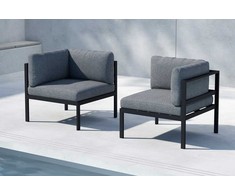 Sofa Venture Design Kampinis sofos modulis Copacabana, 70x70x30 cm, juodas