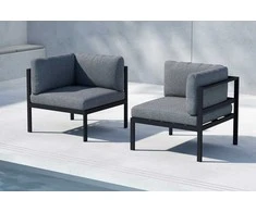 Sofa Venture Design Kampinis sofos modulis Copacabana, 70x70x30 cm, juodas