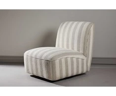 Sofa Venture Design Lounge kėdė 70x68 cm smėlio spalvos audinio apmušalas