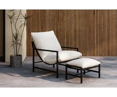 Sofa Venture Design Poilsio kėdė Corso juoda smėlio spalvos