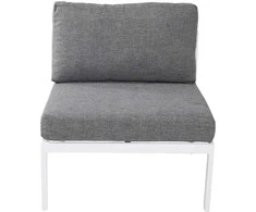 Sofa Venture Design Poilsio modulis, Copacabana vidurinė dalis, 65.5x74x70 cm, Balta