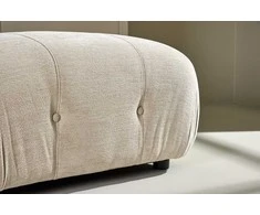 Sofa Venture Design Pufas Mika 94x67 cm smėlio spalvos