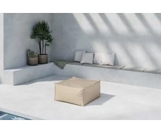 Sofa Venture Design Pufas Rambo 85x85x40 cm smėlio spalvos olefinas