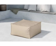 Sofa Venture Design Pufas Rambo 85x85x40 cm smėlio spalvos olefinas