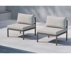 Sofa Venture Design Sofos modulis Copacabana vidurinis 70x70x30 cm ruda smėlio, lauko
