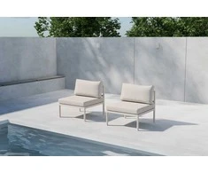 Sofa Venture Design Sofos modulis Copacabana vidurinis 70x70x30 cm smėlio spalvos