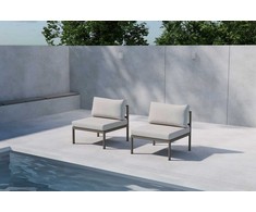 Sofa Venture Design Sofos modulis Copacabana vidurinis 70x70x30 cm ruda smėlio, lauko