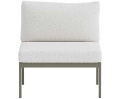 Sofa Venture Design Sofos modulis Copacabana 70x70x30 cm rudas baltas, audinys