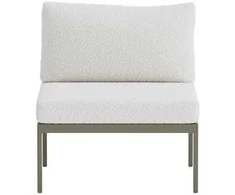 Sofa Venture Design Sofos modulis Copacabana 70x70x30 cm rudas baltas, audinys