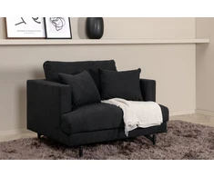 Sofa Venture Design Sofos, Sofia viengubas, 92x82x104 cm, Juoda